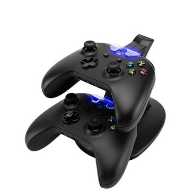 China USB Charger LED Dual Controller Charger Dock Station Stand Fast Charging Dock For Xbox One Controller for sale