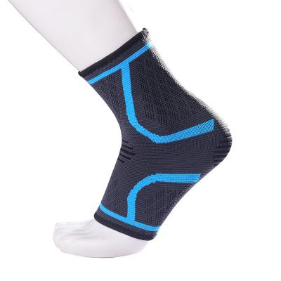 China Adjustable Breathable Compression Workout Elasticity Ankle Support Nylon Ankle Sleeve Brace For Sports Pain Relief for sale