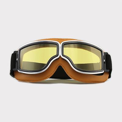 China Wear It While Retro Factory Price Motorcycle Glass Helmet Goggles Offroad Cycling Equipment Ski Goggles Outdoor for sale