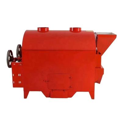 China Frying Oil Factory Bean Roasting Machine Drum Roaster Heating Soybean Sesame Material Peanut For Oil Pressing Pretreatment for sale