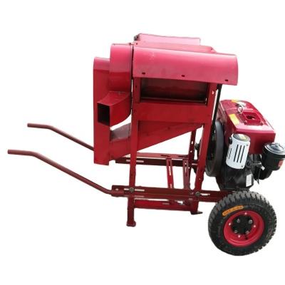 China No Broken Kernel Paddy Wheat Thresher Machine Scaled Scale Sheller Peeling Thresher Peeler Sheller Machine With Diesel Engine Power for sale