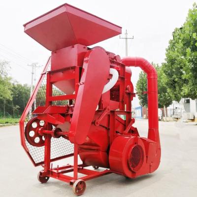 China Hotels Peanut Sheller Peanut Peeling Machine Shell Removing Diesel Powered Large Capacity for sale