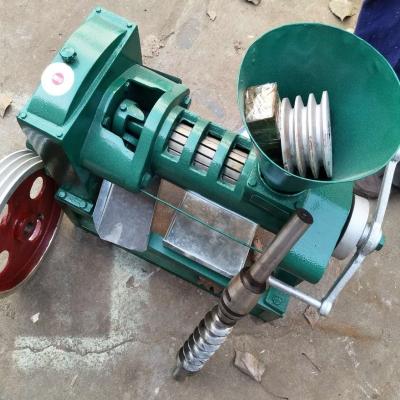 China Hotels Small Scale Oil Press Electric Motor Assorted Home Use For Farm Or Shop Small Screw Press Caster Peanut Soybean for sale