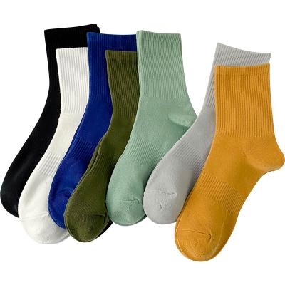 China High Grade 3 Length Sock Mid Calf Breathable Low Crew Tube Color Optional Socks Set Spring Summer Soft Sock for sale