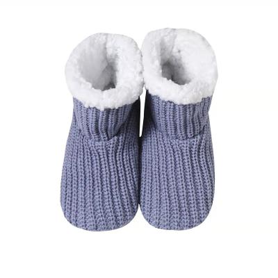 China Acrylic Women Ultra Soft Deep Comfortable With Non Slip Warm Winter Boots Blue Socks for sale