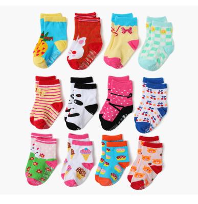 China 2022 QUICK DRY Newborn Baby Boys Girl Non Slip Cartoon Cotton 3D Anti Slip Spring Summer High Quality Custom Socks for sale