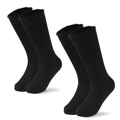 China Men Winter Breathable Black Insulated Heat Fuzzy Thermal Socks For Outdoor Sports for sale