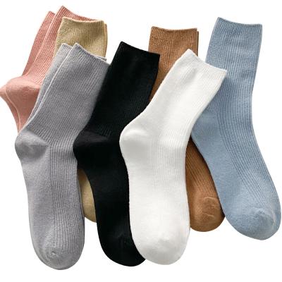 China Breathable Winter Thick Woolen Blend Socks Warm Soft Women's Winter Warm Socks for sale