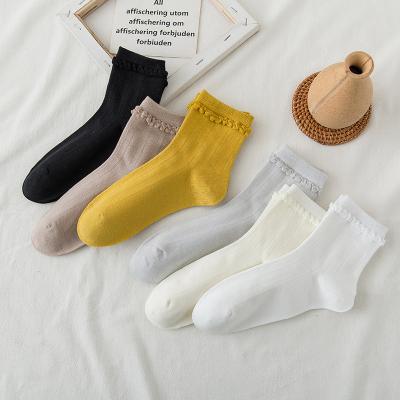 China Breathable Premium Quality Cute Pattern Printed Cotton Socks Manufacturer Custom Fashionable Design Customized Women Socks for sale