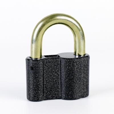 China Durable High Security 50 60 70 80 Mm Ingot Padlock Aluminum Russian Flower Black Heavy Duty Padlock Lock for sale