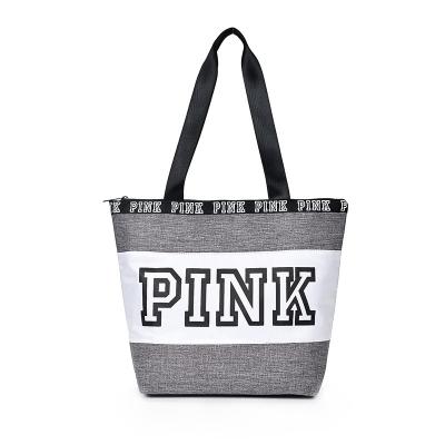 China Durable travel packaging cube reusable fashion eco nylon shopping bag large custom logo women's foldable tote bag for sale