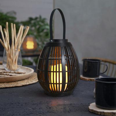 China Garden LED Hanging Plastic Lanterns Solar Powered Decorative Solar Lights for Yard Product Backyard Light for sale