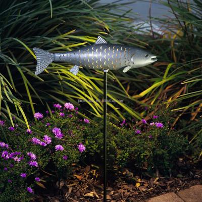 China Garden Salmon Shape Solar Light for Outdoor Patio Lights Solar Landscape Lighting for sale