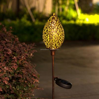 China 22 Inch 7.57lm/w Outdoor Garden Olive Solar Decorative Light Metal Solar Powered Motion Style Solar Lights Outdoor for sale