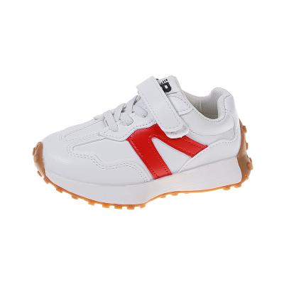 China PU Lightweight Classic School Style Sole Rubber Kids Sport Shoes for sale