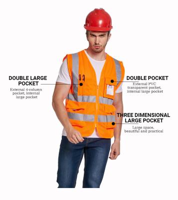 China Outdoor Safety Reflective Clothing High Safety Workwear Engineering Vest Workwear Uniform Construction Workwear Visibility Jacket for sale