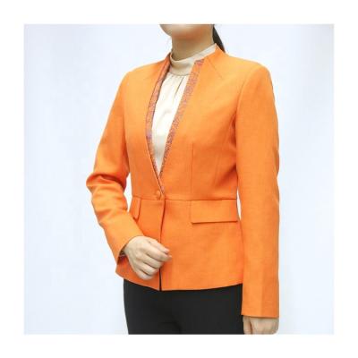 China High-grade suit for three-piece hotel orange uniform women's suit advanced customization for sale