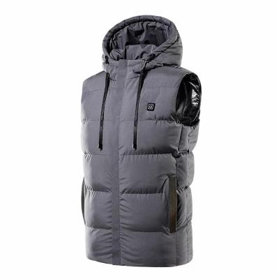 China New waterproof winter usb heated vest hooded vest sportswear vest, warm, breathable, comfortable and wear-resistant fashionable outdoor for sale