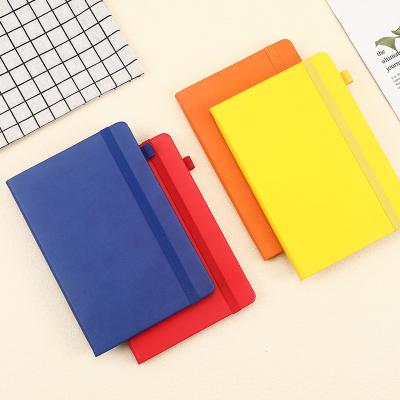 China Creative Eco-Friendly Notebook Paper Manufacturers Gift Strap Business A5 Elastic Band Wholesale Notebook Diary Can Print Logo for sale