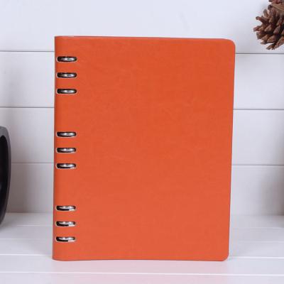 China Factory Wholesale B5 A4 A5 A6 Agenda 2024 PU Cover Hard Cover Planner High Quality Promotional Loose-leaf Meeting Notebook for sale