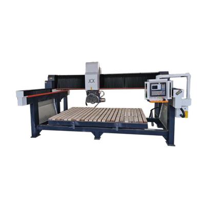 China Hotels JCXstone 5 Axis Quartz Infrared Granite Marble CNC Milling and Cutting Bridge Saw Machine for sale