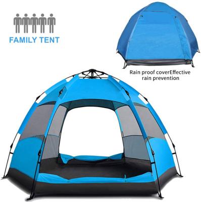 China TARKA Portable Waterproof Camping Tent 4 Person Instant Increasing Tent Dome Quick Easy Installed Noise Up Family Family Travel Tent for sale