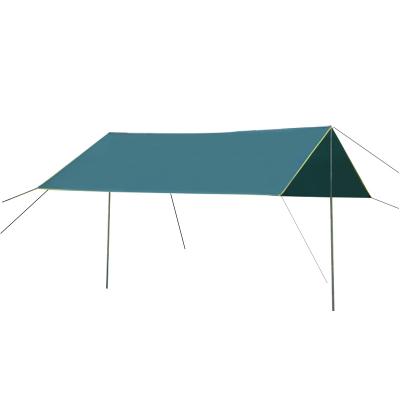 China Diagonal tying type waterproof lightweight tarpaulin Tant shelter 300*300cm camping survival gear TARKA outdoor fly tarp rain tent for sale