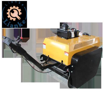 China Farms Hand Driving Mini Hydraulic Road Roller , Self Propelled Vibratory Road Roller for sale