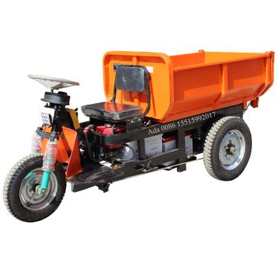 China LK135 1 ton mini machinery repair shops truck dumper, hydraulic dump truck, electric dumper truck mine work for sale