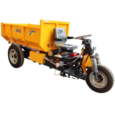 China Machinery repair shops LK270 mini adult electric tractor dumper, dumper tricycle for cargo, mini dumper truck for sale