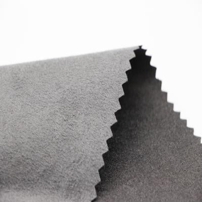 China Wholesale Single Sided 100% Memory Polyester Suede Upholstery Decorating Fabric For Sofa for sale