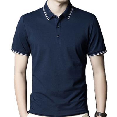 China Men's Polo Shirts Summer Lapel Golf Soft Breathable Sportswear T-shirts Smart Casual Short Sleeve Work for sale