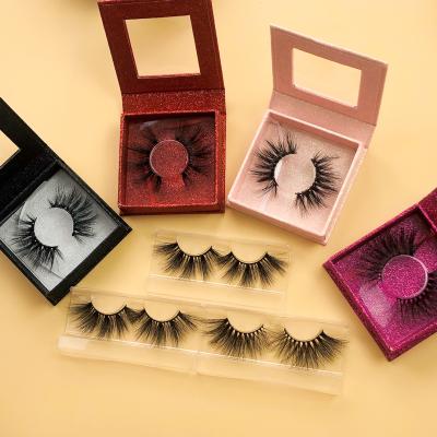 China Very soft and natural 3d mink eyelashes 25 mm lashes custom seller lashes box for sale