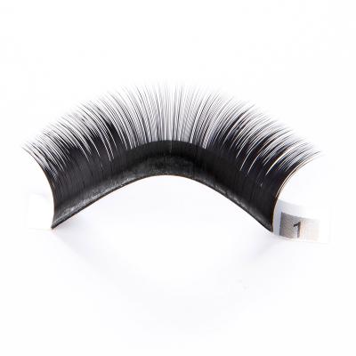 China factory supply natural long korean silk eyelash extension with private label eyelash custom box for sale