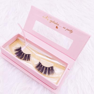 China Glueless Apply To Silk Magnetic 3d Eye Lashes Packaging Glitter Eyelash Box Lashes Mink False Lashes False Lashes for sale