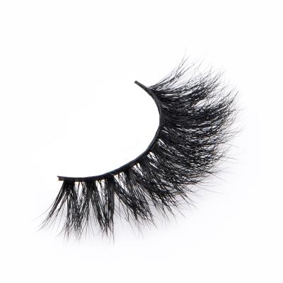 China OEM Natural Size Long Strip False Mink Eye Lash Treatment Handmade Clear Eyelash extensionD35 for sale