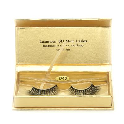 China Natural Handmade Wholesale Private Logo Package Long Eyelashes Flat Magnet for sale