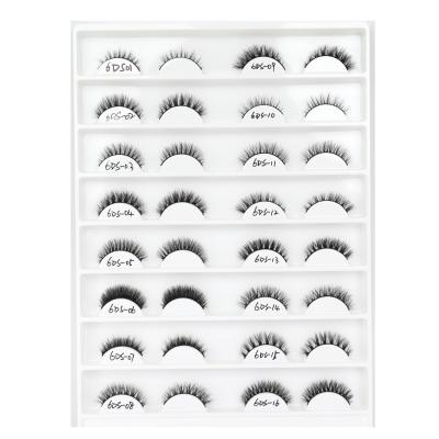 China Wholesale Natural Synthetic Long Hair 3d Eyelash Magnetic Eyelashes Box for sale