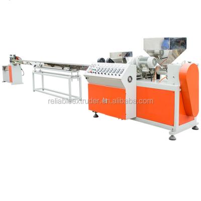 China High Output Plastic Synthetic Profile Rattan Extrusion /Petan Extrusion Line for sale