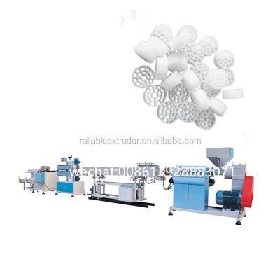 China Bio Filter HDPE MBBR Media Sewage Fill Pipe Production Line for sale