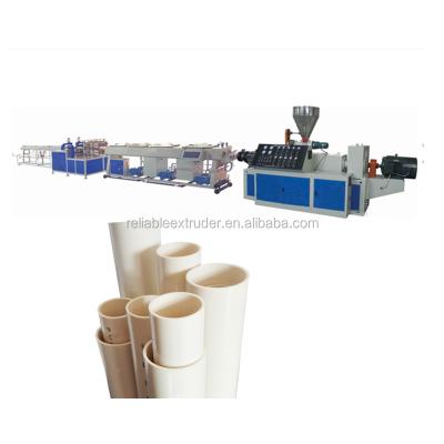 China Double PIPE Canton Factory PVC Pipe Extrusion Machinery with Good Price for sale