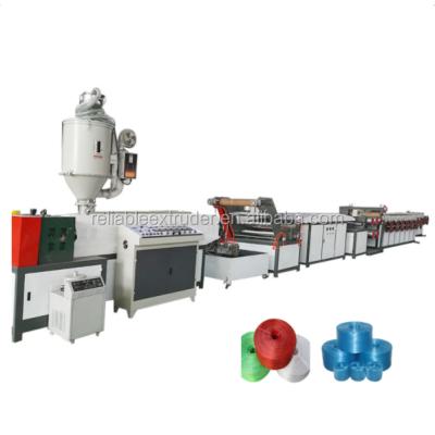 China Strap Tape PP Tie Roll PP To Strap Tape Extruder Production Line for sale