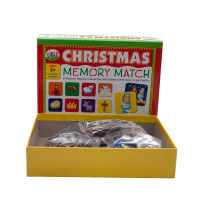 China Custom Printing Game Paper Educational Table Cards Flash Memory Card For Kids for sale