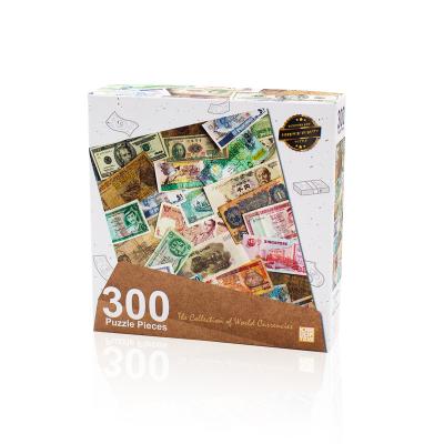 China Toy World Educational Currency Chipboard 300 Piece Jigsaw Puzzles For Adults for sale