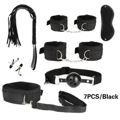 China Sexy SM Fun BDSM Restraints Sex Toys 26 Pcs Bondage Restraints Sets Fetish Bed Restraints Kits For Adult Beginners SM Games BDSM Safe Slap N for sale