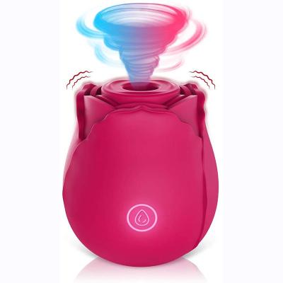 China Sucking Vibrator Rose Toys, Sucking Vibrator for Women with 7 Intense Suction, Adorime Clit Sucker Rechargeable Nipple Stimulator Sex Toys for OE for sale