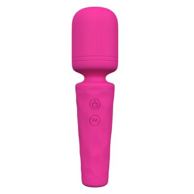 China Powerful Silicone Massager, Handheld Small Personal Massager with 7 Vibration Modes Waterproof Cordless Massager for Back Neck Shoulder for sale