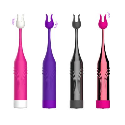 China Silicone Rechargeable Vibrator G-spot High Frequency Clitoris Vaginal Nipple Vibrator Powerful Clitoral Stimulator for Quick Orgasm, Rechargeable Splashproof S for sale