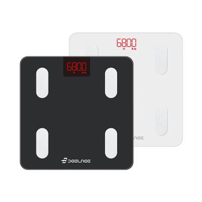 China Sustainable Smart Blue LED Tooth Body Fat Measures 180kg/396lb Digital Scale Body Fat Scale for sale