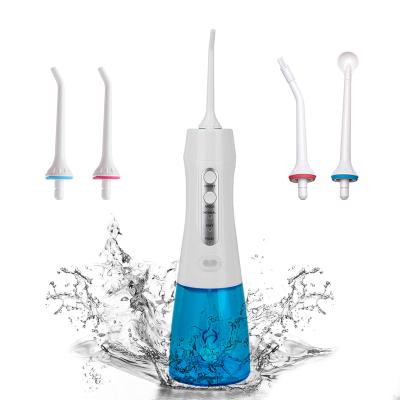 China Portable USB Water Flosser Outdoor Rechargeable Dental Water Flosser Portable Dental Flosser Jet 300ml for sale